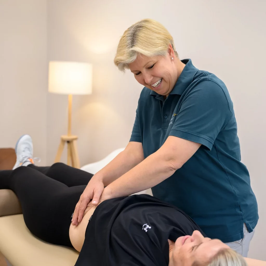 Osteopathische Techniken in der Physiotherapie bei Physiopunkt Brühl – individuelle Behandlung für ganzheitliche Gesundheit.