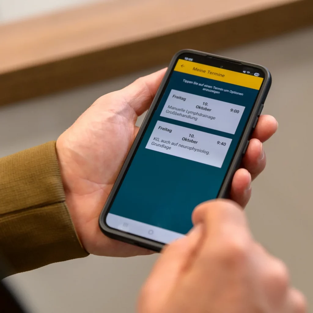 TheraConnect App bei Physiopunkt Brühl – einfache Terminverwaltung für Patient:innen