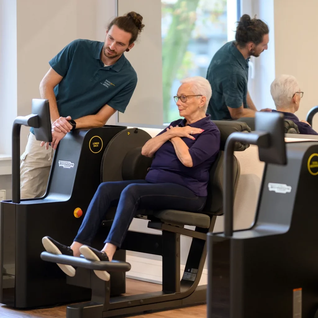 Betreutes Krafttraining im Präventionskurs Meine Krebsprävention bei PhysioPunkt Brühl